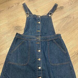 Denim Overall Skirt Jumper